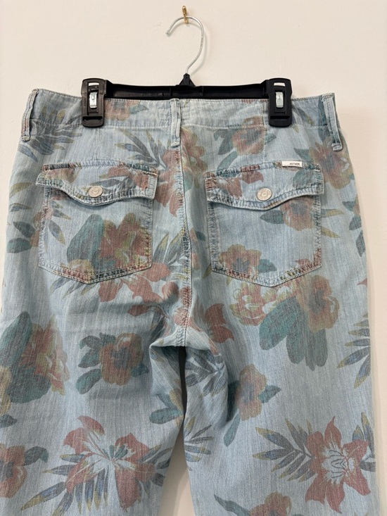 MOTHER The No Zip Misfit Pants Fresh Cut Floral Sz 26 EUC - Picture 9 of 16